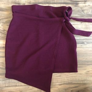 cute maroon skirt